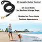 Guiding Star Leather Dog Leash 6ft, Dog Leashes for Large Dogs Heavy Duty, Soft Braided Handmade Leather Training Leash for Large & Medium Dogs