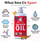 Salmon Oil for Dogs & Cats - Healthy Skin & Coat, Fish Oil, Omega 3 EPA DHA, Liquid Food Supplement for Pets, Supports Joint & Bone Health, Natural Allergy & Inflammation Defense, 16 oz