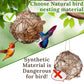 Hummingbird Nesters - Bird Nesting Material Holder for Wild Birds Wrens Finches - Refillable Outdoor Bird Nesting Station to Build a Nest (3 Balls)