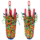 Kyouki Parakeets Toys, 2 PCS Bird Chewing Toys – Perfect for Cockatoos, Conures, Love Birds, Small & Medium Parrots, Fun Foraging & Tearing Bird Cage Accessories (Seeking Food Basket)