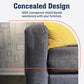 10 Pack XL Anti Cat Scratch Furniture Protector - Couch Protector from Cat Claws w/Twist Pins - Heavy Duty, Strong, Clear, Easy-to-Apply Scratching Deterrent and Shield for Sofa