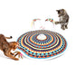 Potaroma Cat Toys Chargeable, 3in1 Hide and Seek, Automatic Interactive Fun, Fluttering Butterfly, Moving Feather, Kitten Wand, Indoor Kitty Exercise Kicker 22.8 Inch Cover for All Breeds