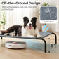 Love's cabin Elevated Cooling Dog Bed for Large Dogs, Portable Indoor & Outdoor Raised Pet Dog Cat Cot, Durable Summer Frame with Breathable Mesh