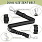 SlowTon Dog Seatbelt, 2 Pack Dog Seat Belt Car Leash Adjustable Elastic Bungee Buffer Heavy Duty Nylon Reflective Pet Safety Tether Connect to Dog