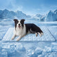 Bedsure Cooling Dog Mat Extra Large, Q-Max>0.5 XL Thin Breathable Cold Crate Pad for Pet, Portable Washable Kennel Bed for Summer Active Dog with