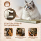 5 Pack Cat Scratching Boards | Reversible Cardboard Cat Scratcher with Catnip | Corrugated Cardboard cat Scratcher | Indoor Cat Scratch Pad | Durable Cat Scratcher Box | 16.34" L x 11.42" W x 5.51" H