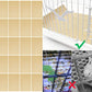40PCS Gravel Liner Paper for Bird Cage,11x17 In Bird cage Liner Paper-Gravel Paper Special for Bird Cage in Sea Sand,Parrot Cage Sandpapers Cushion Pad Pet Bedding Accessories (40PCS 11 x 17 Inch)