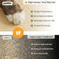 ZOMISIA Cat Scratcher with Ball Track Toy, Sisal Scratch Pad for Indoor Adult Cats, Wooden Interactive Cat Puzzle Toys for Kitten Mental Stimulation Self Play Home Enrichment