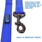 Max and Neo™ Double Handle Traffic Dog Leash Reflective - We Donate a Leash to a Dog Rescue for Every Leash Sold (Blue)