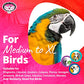 Super Bird Creations SB1155 Fatty Bagels - Durable Cardboard Core Bird Toy Components, Ideal for Parrots, Chewing and Play, Perfect Refill for SB1107 Bagel Cascade - Bird-Safe Paper, Pack of 24