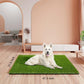 CooZero Artificial Grass, 47.3"x31.5" Professional Dog Grass Mat, Potty Training Rug and Replacement Turf Outdoor Rug Patio Lawn Decoration, Easy to