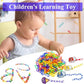 200-Piece Rainbow Plastic Chain Links & Toys - Interlocking C-Clip Bird Cage Accessories for Parakeets, Sugar Gliders, Small Pets (Climbing/Swinging Toys)