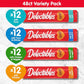 Delectables Squeeze Up Variety Pack, Creamy Squeezable Puree, Lickable Wet Cat Treats, Grain Free, No Added Fillers, No By-Products, No Added Preservatives, 0.5 Ounces Tube, 48 Tubes Total