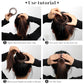 6Pcs Bird Nest Magic Hair Clips Hair Nest for Bun Strong Ponytail Holders Hair Accessories for Women Girls (Neutral, Small)