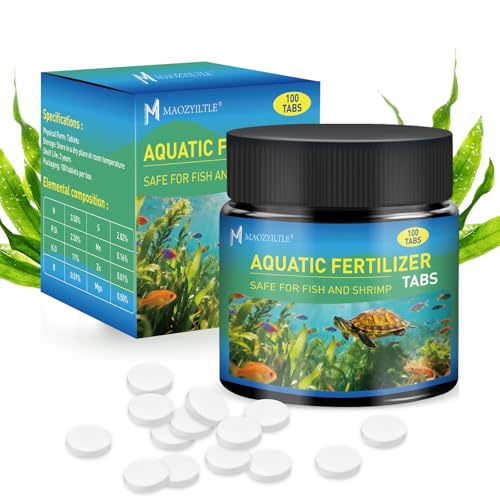 Root Tabs, Aquarium Plant Fertilizer, Aquarium Water Care Tabs, 100 Tabs Aquarium Plant Food Safe for Fish and Shrimp, Aquatic Plant Fertilizer for Planted Aquarium Substrate (100)