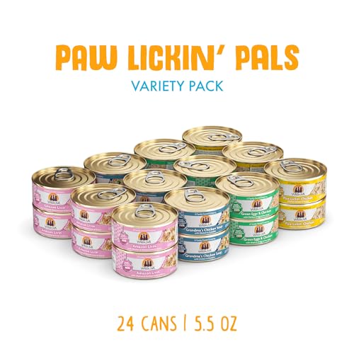 Weruva Classic Cat Food, Variety Pack, Paw Lickin' Pals Wet Cat Food, 5.5oz Cans (Pack of 24)