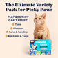 Solid Gold Wet Cat Food Variety Pack - Pate & Shreds in Gravy - Healthy Canned Cat Food Pate w/Real Chicken, Tuna, Mackerel & Sardine - Grain Free