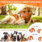 Squeaky Dog Toys, Durability Interactive Tug of War Puppy Toys for Indoor and Outdoor Play - Stuffed Pet Dog Toys with Soft Fabric Suitable for