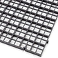 ALEGI 12 Pcs Aquarium Fish Tank Divider Plastic Egg Crate Aquarium Filter Bottom Tray Grid Isolation Board Partition Net Pane Separator (L 12pcs Black)