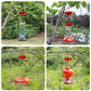 Ant Moat for Hummingbird and Oriole Feeder(5 OZ, 4 Pack) Umbrella Hummngbird Feeder Parts Hanging Ant Guard, Feeder Accessory Hooks