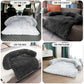 Calming Dog Bed Fluffy Plush Dog Mat for Furniture Protector with Removable Washable Cover for Large Medium Small Dogs and Cats (Large, Light Grey)