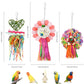 Bird Toys, 3PCS Natural Corn Cob Bird chew Toys Bird Foraging Toys for Small Medium Parrots, Conures, Cockatiel, Lovebird Cockatiel
