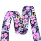 Mihqy Dog Collar and Leash Set with Bohemia Floral Tribal Geometric Patterns - Soft Ethnic Style Collar Adjustable for Small Medium Large Dogs(Pink