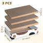 ComSaf Cat Scratcher Cardboard Indoor - 17"x10" Cat Refill Box with 3 Pcs Scratching Board Reversable Long Lasting Clawing Pad for Cats, Corrugate Scratchers Bed Sofa Couch Furniture Wall Protector