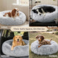 JOLLYVOGUE Dog Bed, Calming Anti-Anxiety Large Dog Bed, Fluffy Donut Cushion for Medium and Large Pets (27"/30"/36")