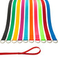 Slip Lead Dog Leash - 10 pcs Colorful 6 FT Short Dog Leashes with O-Ring for Small Large Dogs Puppy Cats Walking Training Running Rescues Grooming