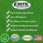 Exotic Nutrition Glider Complete 5 lb | Natural Fruit Bits | Sugar Glider Food