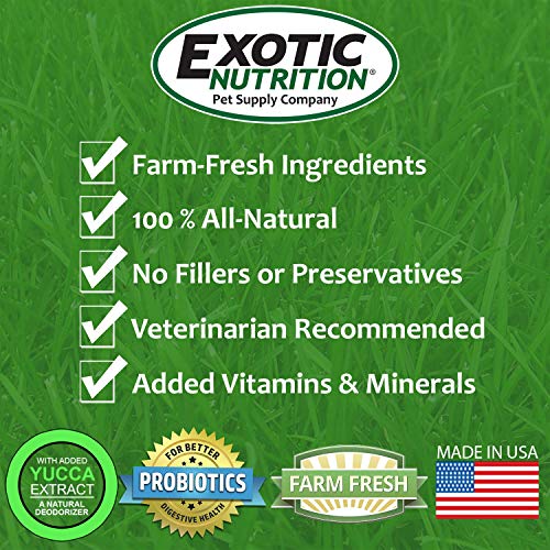 Exotic Nutrition Hedgehog Complete 5 lb - Nutritionally Complete Natural Healthy High Protein Pellets & Dried Mealworms - Food for Pet Hedgehogs