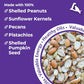 Lyric Delite Wild Bird Seed for Outside Feeders - No Waste Bird Food, Shell-Free Nuts & Seeds Mix, Attracts Buntings, Chickadees & Finches, 20 lb Bag