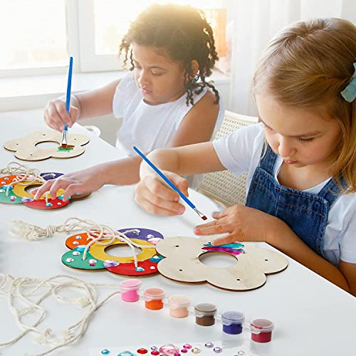 Gooidea Kids Arts and Crafts Bird Feeders for Outside, 2-Pack DIY Wooden Paint Kits Spring Outdoor Toys Holiday Crafts for Boys & Girls Age 3-5 4-8 8-12