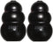Kong Extreme Dog Toy 2-Pack, Large - Tough Chew Toys for Aggressive Chewers - Black Durable Rubber