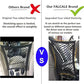 DYKESON Dog Car Net Barrier Pet Barrier with Car Mesh Organizer for Dog & Child, Safety Divider with Upgraded Storage Pouch, Easy Install for Cars & SUVs