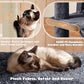 Yaheetech 54in Cat Tree, Multi-Level Cat Tower with Spacious Kitten-ear Perch, 2 Cozy Caves, Scratching Posts, Climbing Ladder, 2 Plush Balls, Durable Pet House Furniture for Indoor Kittens, Dark Gray