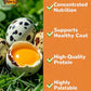 PAWUP Freeze Dried Quail Egg Yolk Pet Treats, Freeze-Dried Pet Food for Dogs, Cats, Pure Fresh Ingredient, 4.2 oz, Rawhide Free, Gluten&Grain Free