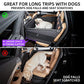 TKYZ Large Dog Car Seat,Back Seat Extender for Dogs,Waterproof Medium Dog Seat Cover for Backseat, Pet Bed for Car Hammock(Black-L)