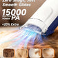 buenkee Dog Grooming Kit with Vacuum, 15000Pa Pet Hair Clipper and Shedding Brush, 50dB Low Noise, 2L Capacity, White