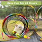 Outdoor Cat Enclosures, Cat Playground Portable Catio Mesh Tent, Outside Circle Playpen Tunnel for Kitty, Rabbit, Puppy and Small Animals