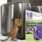 JINVOGREEN Large Cat Scratch Furniture Protector, 18 Pcs Clear Anti Cat Scratch Protector, Self-Adhesive Furniture Cat Scratch Protector, 17in