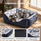 GASUR Dog Beds Small Medium Size, Small Dog Bed Washable, Orthopedic Pet Sofa Bed, Pet Cuddler Anti-Slip Bottom, Soft Calming Sleeping Warming Puppy