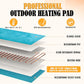 PETNF Outdoor Pet Heating Pad for Cats Dogs Waterproof Cat Warming Pad Outdoor Outside Safe Electric Heating Pad for Feral Cat House Heated Dog Bed Mat 20"X16"