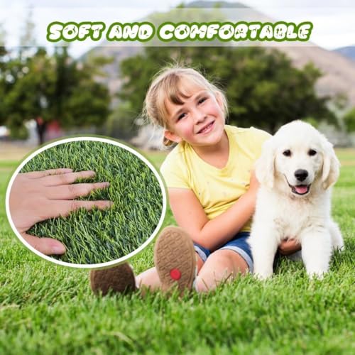 CooZero Artificial Grass, 47.3"x31.5" Professional Dog Grass Mat, Potty Training Rug and Replacement Turf Outdoor Rug Patio Lawn Decoration, Easy to