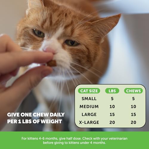 Cat Hairball Remedy Treats - Dual Texture Crunchy Creamy Hairball Treatment for Cats, Furball Relief Control Supplement with Fiber, Fish Oil for