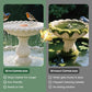 Bird Bath Copper Disk, 4 Inch 0.6mm Thick 99.9% Pure Copper Disc with Triple-Point Support, Natural Water Cleaner for All-Season Use, Universal Fit for Outdoor BirdBaths, Bowls