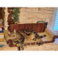Extra Large Cat Scratcher Bed, 32 Inch Cat Scratching Board Cat Couch, Durable Cardboard Cat Scratcher Lounger, Modern Stylish Cats Bed for Indoor Cats, Furniture Protector