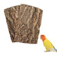 2 Pack 12 x 8 Inch 100% Natural Cork Perch, Bird Cork Seat Boards, Birdcage Bark Decor Accessories for Birds Parakeets Budgie Parrot Cockatiel Hamster Guinea Pig Rat