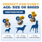 Jope Hip & Joint Supplement for Dogs Large, Medium, Small - Joint Chews w/UC-II® Collagen - Proven Better Than Glucosamine Chondroitin in Canine
